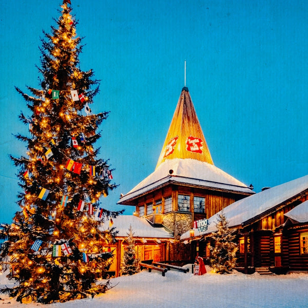 Il villaggio di Babbo Natale e strada verso il Nord