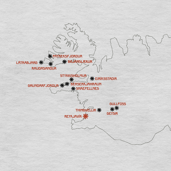 Raudasandur e le scogliere del confine