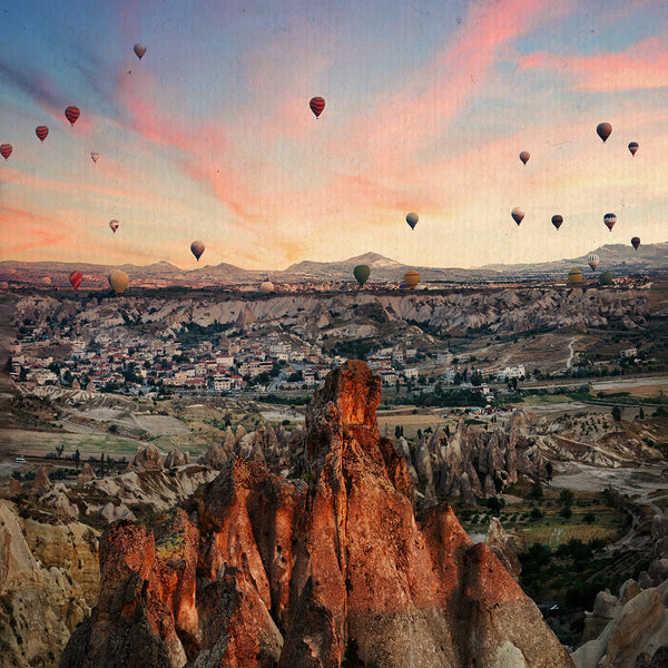 Alba sulla cappadocia